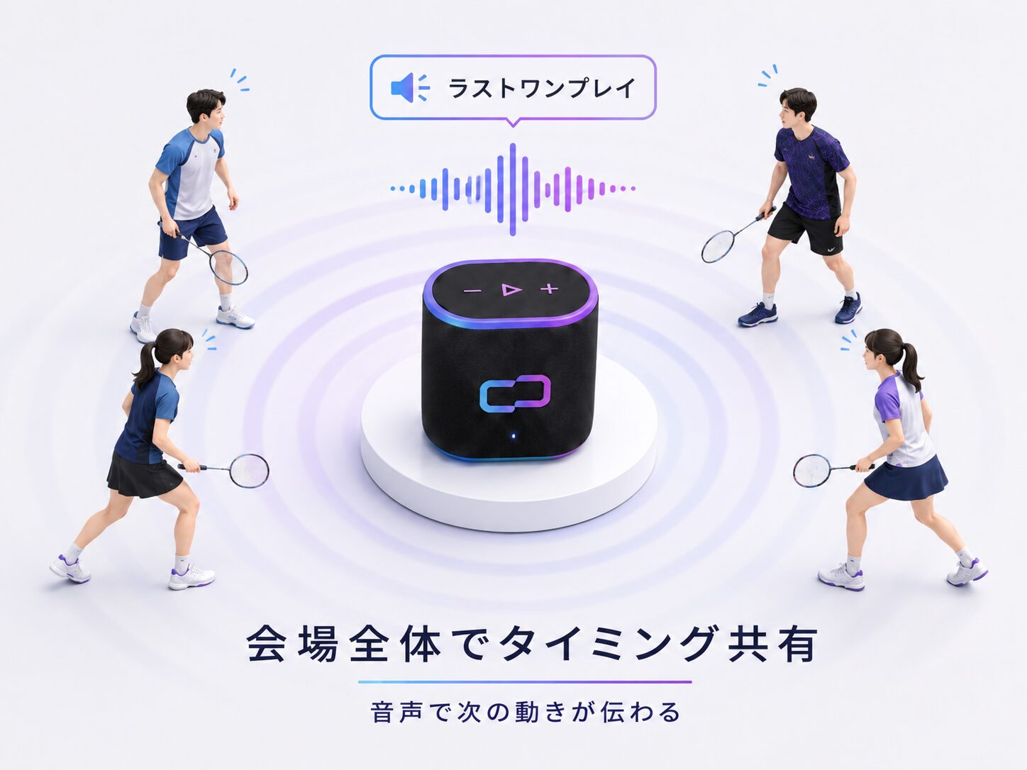 音声で次の動きがわかる